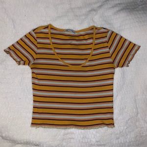 ☀️Stripped Zara Crop Top☀️
